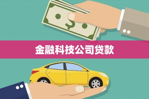 岷县金融科技公司贷款