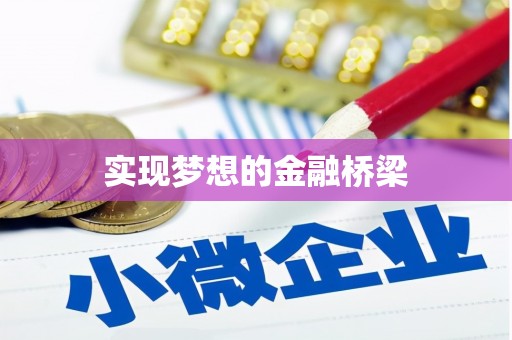 岷县实现梦想的金融桥梁