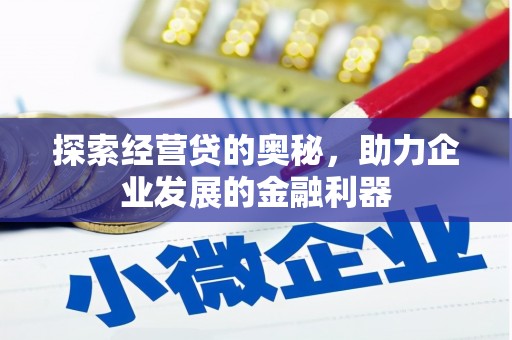 岷县探索经营贷的奥秘，助力企业发展的金融利器