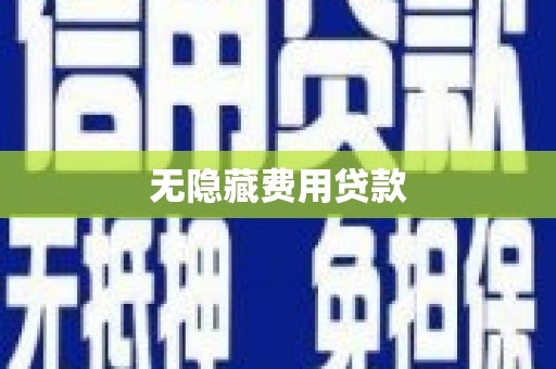 岷县无隐藏费用贷款