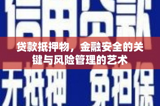 岷县贷款抵押物，金融安全的关键与风险管理的艺术