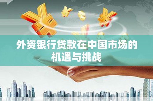 岷县外资银行贷款在中国市场的机遇与挑战