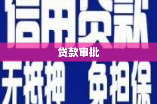 岷县贷款审批