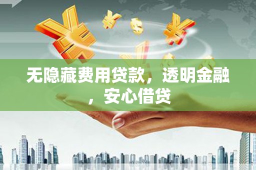 岷县无隐藏费用贷款，透明金融，安心借贷