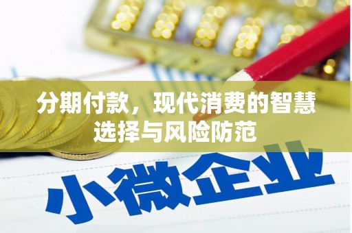 岷县分期付款，现代消费的智慧选择与风险防范