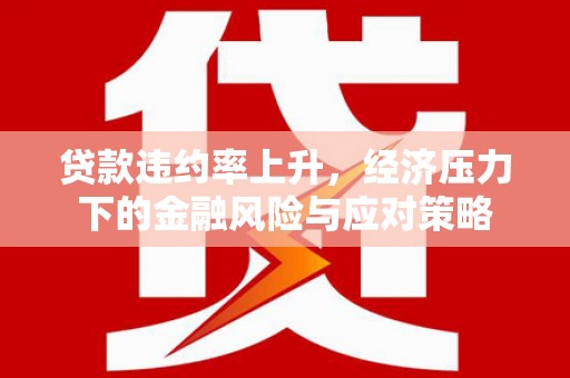 岷县贷款违约率上升，经济压力下的金融风险与应对策略