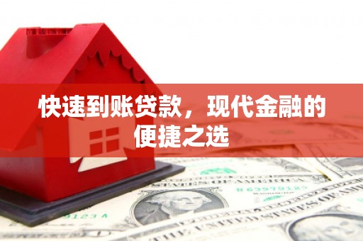 岷县快速到账贷款，现代金融的便捷之选