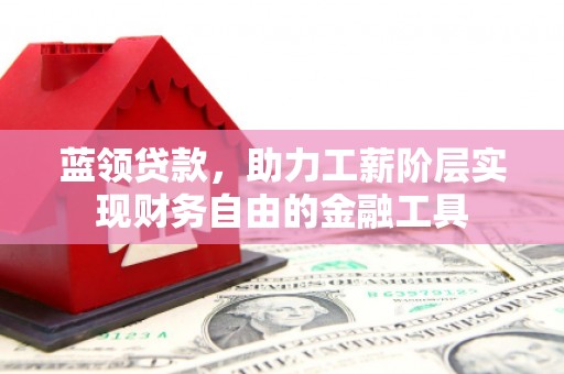 岷县蓝领贷款，助力工薪阶层实现财务自由的金融工具