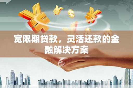 岷县宽限期贷款，灵活还款的金融解决方案