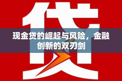 岷县现金贷的崛起与风险，金融创新的双刃剑