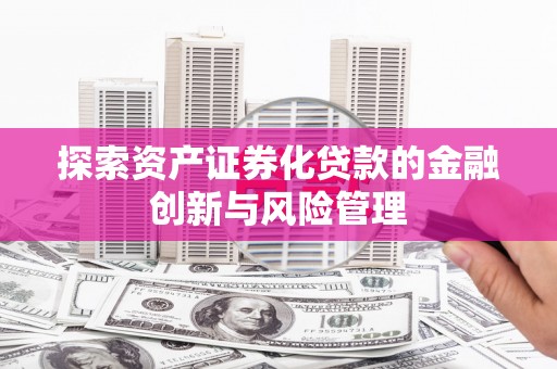 岷县探索资产证券化贷款的金融创新与风险管理