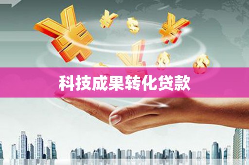 岷县科技成果转化贷款