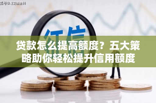 岷县贷款怎么提高额度？五大策略助你轻松提升信用额度
