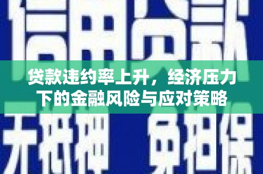 岷县贷款违约率上升，经济压力下的金融风险与应对策略