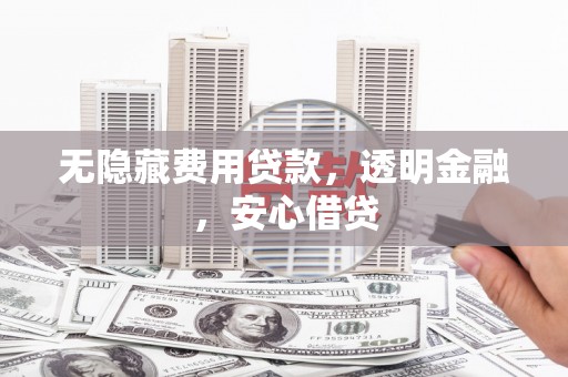 岷县无隐藏费用贷款，透明金融，安心借贷
