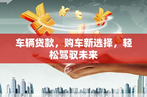 岷县车辆贷款，购车新选择，轻松驾驭未来
