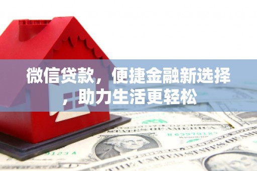 岷县微信贷款，便捷金融新选择，助力生活更轻松