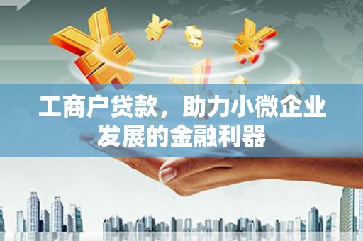 岷县工商户贷款，助力小微企业发展的金融利器