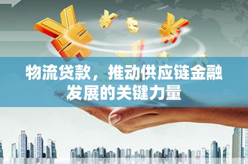 岷县物流贷款，推动供应链金融发展的关键力量