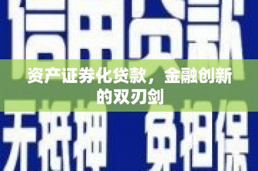 岷县资产证券化贷款，金融创新的双刃剑