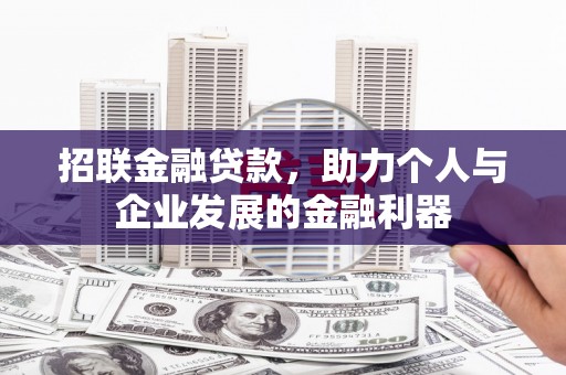 岷县招联金融贷款，助力个人与企业发展的金融利器