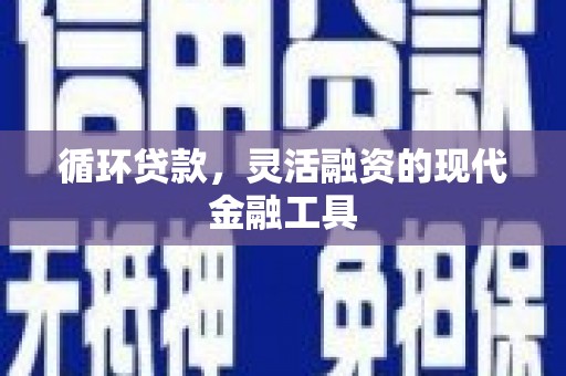 岷县循环贷款，灵活融资的现代金融工具