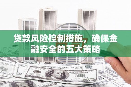 岷县贷款风险控制措施，确保金融安全的五大策略