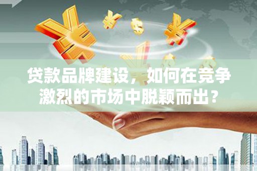 岷县贷款品牌建设，如何在竞争激烈的市场中脱颖而出？