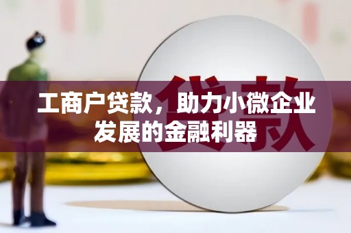 岷县工商户贷款，助力小微企业发展的金融利器