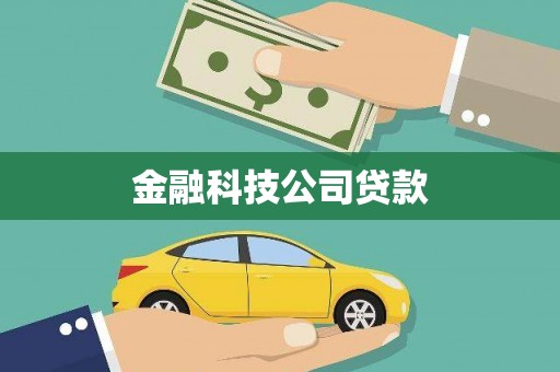 岷县金融科技公司贷款