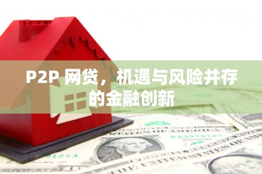 岷县P2P 网贷，机遇与风险并存的金融创新