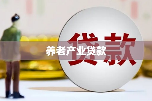 岷县养老产业贷款