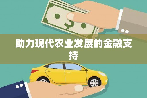 岷县助力现代农业发展的金融支持