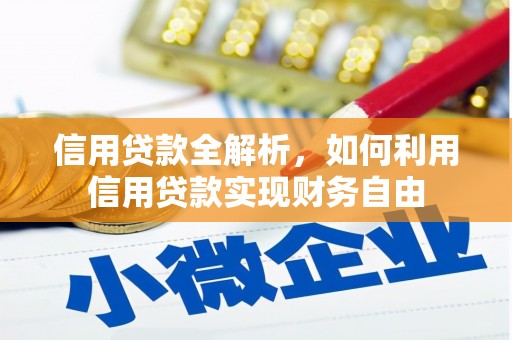 岷县信用贷款全解析，如何利用信用贷款实现财务自由