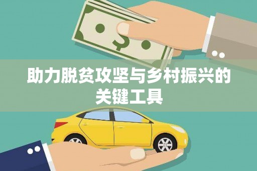 岷县助力脱贫攻坚与乡村振兴的关键工具